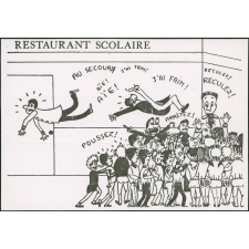 Cercle cartophile du collège Michelet. La Vie Collégienne. N°3. Le restaurant scolaire.