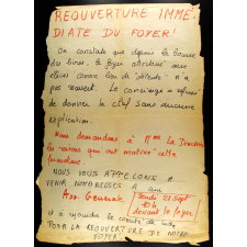 Réouverture immédiate du foyer !