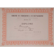 Concours de Sténographie & de Dactylographie. Organisé par le Comité de propagande Sténographique. Rouen. 1916. 