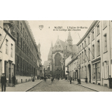 8 - Alost - L'Eglise St-Martin et le Collège des Jésuites.