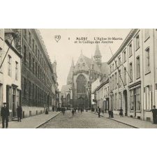 8 - Alost - L'Eglise St-Martin et le Collège des Jésuites.