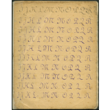 Cahier d'écriture. 