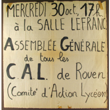 Assemblée Générale de tous les C.A.L. de Rouen.