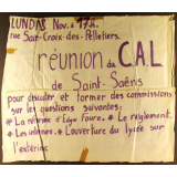 Réunion du C.A.L. de Saint-Saêns.
