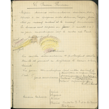 Cahier d'histoire et géographie.