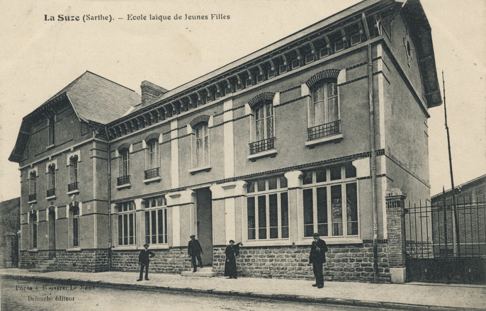 La Suze (Sarthe) - Ecole laïque de Jeunes Filles.