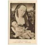 38667 - Musée de Bruxelles - R. de La Pasture, dit Van der Weyden - La Vierge et l'Enfant Jésus - Virgin and Child.