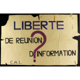 Liberté de réunion - d'information.