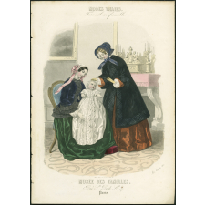 Robe de Baptême. Chapeaux et vêtements de femmes.
