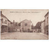 Athée-sur-Cher (I.-&-L.) - Place de la Mairie - Ecole de Garçons - 4.