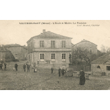 Vouthon-Haut (Meuse) - L'Ecole et Mairie - La Fontaine.