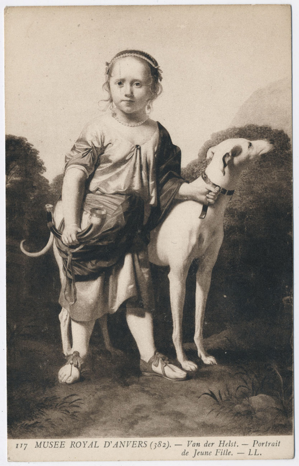 117 - Musée royal d'Anvers (382) - Van der Helst - Portrait de Jeune Fille.