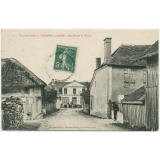 Nogent-sur-Aube - Rue Haute et l'Ecole.