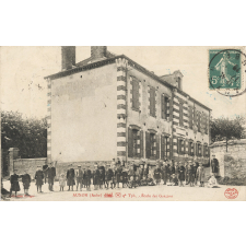 Auxon (Aube) - Gare Poste Télégraphe - Ecole des Garçons.