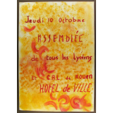 Assemblée de tous les Lycéens et C.A.L. de Rouen.