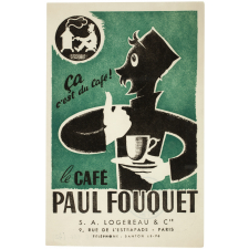 Buvard publicitaire. Café Paul Fouquet.