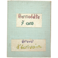 Travaux d'élèves Freinet, Brevet d'écrivain. 