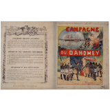 L'Escadre devant Kotonou. Crémation des cadavres. Behanzin et ses féticheurs - Campagne du Dahomey n°7.