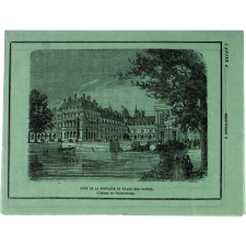 Cour de la Fontaine et étang des carpes (Château de Fontainebleau).