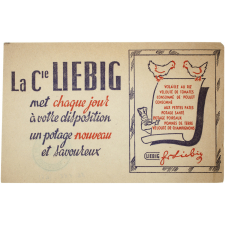 Buvard publicitaire. La Cie Liebig.