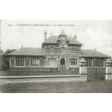 2481 - Vattetot-sur-Mer (Seine-Inf.) - La Mairie et les Ecoles.