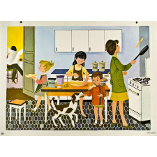 Tableau mural. Écrire et parler CE2. Crêpes et beignets.