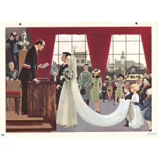 Tableau mural. Écrire et parler CE1. A la noce