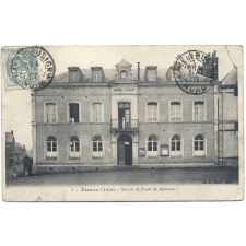 4 - Etreux (Aisne) - Mairie et Ecole de Garçons.