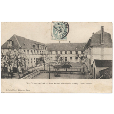 Châlons-sur-Marne - L'Ecole Normale d'Instituteurs en 1867 - Cour d'Honneur.