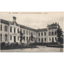 28 - Auxerre - La Nouvelle Ecole Normale d'Instituteurs - Façade.