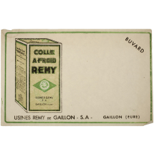 Buvard publicitaire. Colle Remy.