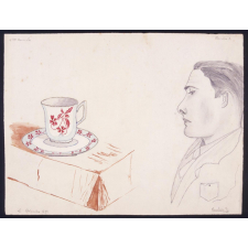 Tasse et profil.