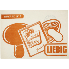 Buvard publicitaire. Liebig. Velouté de champignons.