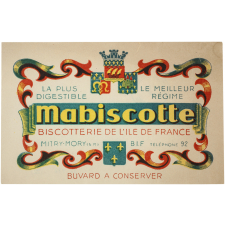 Buvard publicitaire. Mabiscotte.