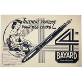 Buvard publicitaire. 4 de Bayard. Sans reproche.