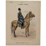 Officier des cosaques de l'Oural - L'Armée russe.