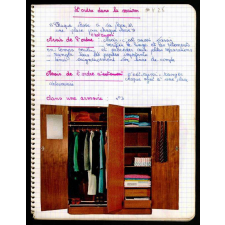 Cahier d'enseignement ménager.