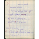 Cahier de devoirs mensuels.