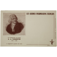 Buvard publicitaire. A. Parmentier (1737-1813).