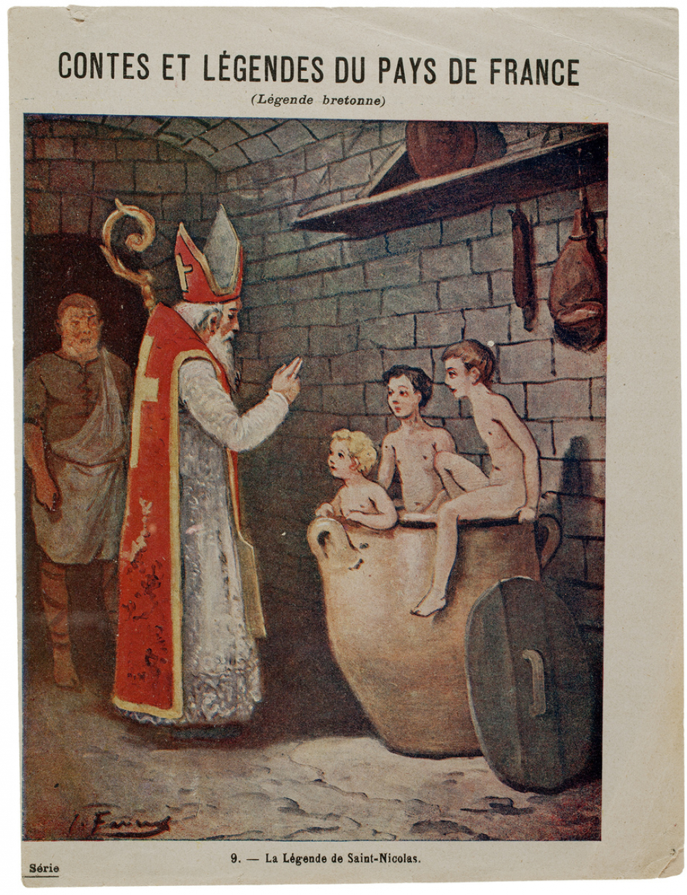 La Légende de Saint-Nicolas - Contes et légendes du pays de France. 2ème série n°9.