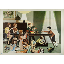 Tableau mural. Écrire et parler CE1. Jeux d'intérieur.