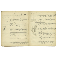 Cahier de chimie. 