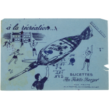 Buvard publicitaire. Sucettes Au fidèle Berger. 