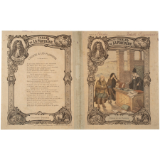 L'huître et les Plaideurs - Fables de la Fontaine.