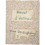Travaux d'élèves Freinet, Brevet d'écrivain. 