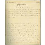 Cahier de géographie.