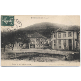 Moyenmoutier (Vosges) - Ecoles et rue Haute-Pierre.