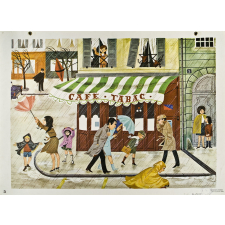 Tableau mural. Écrire et parler CE2. Pluie et vent. 