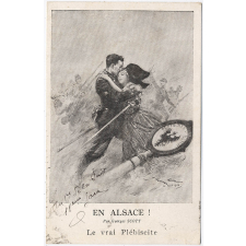 En Alsace! Par Georges Scott - Le vrai Plébiscite.