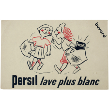 Buvard publicitaire. Persil lave plus blanc.